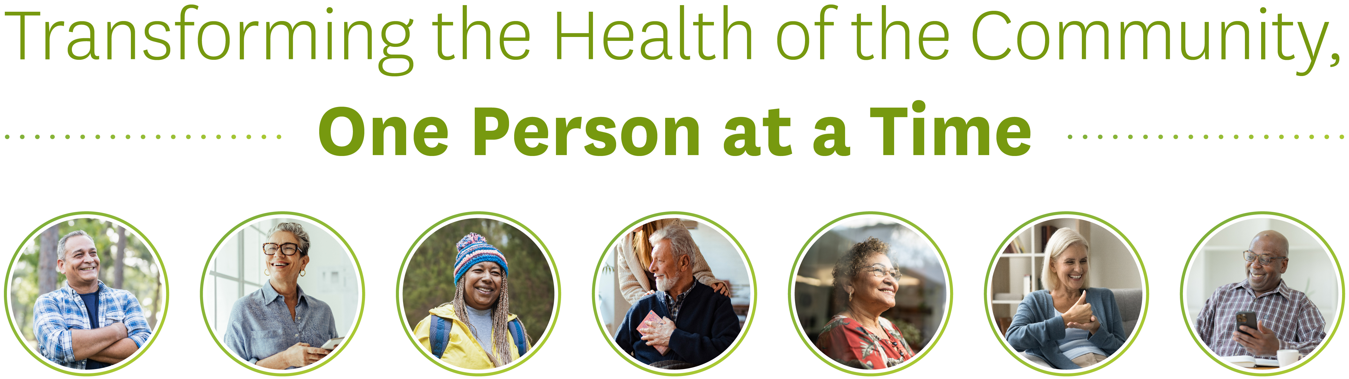 Transforming the Health of the Community, One Person at a Time